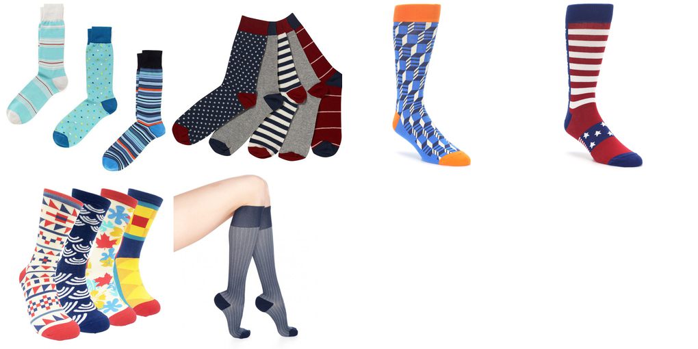 fashionable mens socks